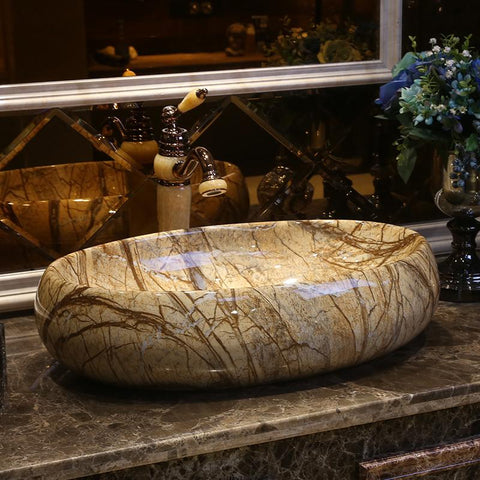 American Style Art Ceramic basin