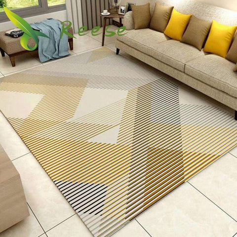 Abstract Geometric Wood Floor