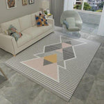 Abstract Geometric Wood Floor