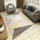 Abstract Geometric Wood Floor