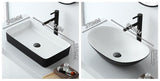 Ceramic Basin  Bathroom Faucet White