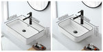 Ceramic Basin  Bathroom Faucet White