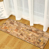 Wood Pattern Carpet  Floor Mats