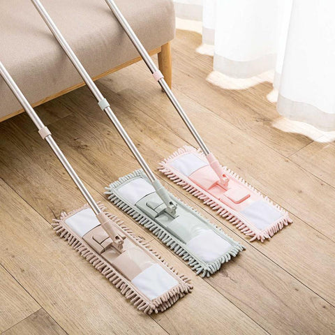 Long Handle Chenille Flat Mop