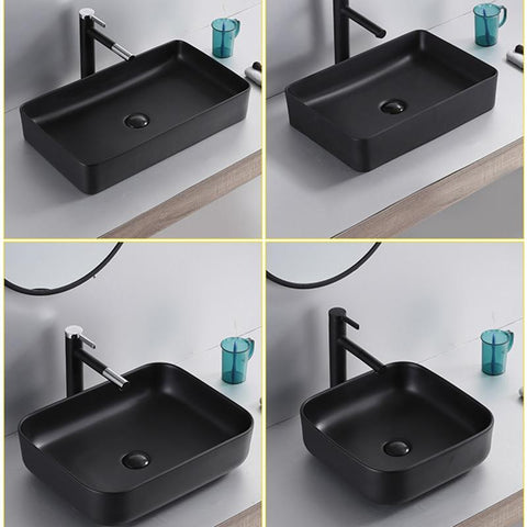 Ceramic Bathroom Sink White  Basin