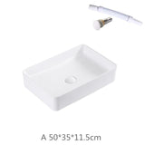 Ceramic Bathroom Sink White  Basin