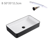 Ceramic Bathroom Sink White  Basin