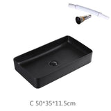 Ceramic Bathroom Sink White  Basin