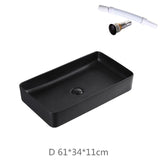 Ceramic Bathroom Sink White  Basin