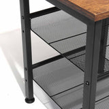 Wooden Bedside Table  Living