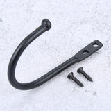 2Pcs Black Iron  Vintage Hanger