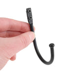 2Pcs Black Iron  Vintage Hanger