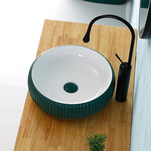 Ceramic Small Bathroom  Counter Basin
