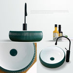 Ceramic Small Bathroom  Counter Basin