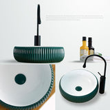 Ceramic Small Bathroom  Counter Basin