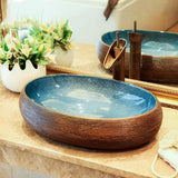 Ceramic Bathroom Wash Face Basin