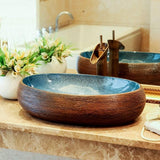 Ceramic Bathroom Wash Face Basin